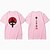 cheap Everyday Cosplay Anime Hoodies &amp; T-Shirts-Inspired by Naruto Cosplay Costume T-shirt Uzumaki Naruto Graphic Prints 100% Cotton T-shirt Printing Harajuku Graphic For Men&#039;s / Women&#039;s