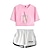 cheap Girls&#039; Clothing Sets-Kid&#039;s Girls&#039; Tee Shorts Short Sleeve style 1 Style 2 Style 3 Print Cotton Street Causal Daily Sporty Active 3-8 Years / Sports / Summer / Holiday