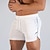 voordelige actieve herenshorts-Voor heren Hardloopshorts Atletische shorts Short / Broekje Buiten Sportief Sportkleding Zomer Ademend Sneldrogend Fitness marathonloop Hardlopen Sportkleding Sportkleding Effen Donker Grijs Zwart Wit