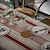 preiswerte Tischdecken-Tischdecke, Bettwäsche, Baumwolle, staubdicht, gestreift, für Tisch, Küche, Garten, Außenbereich, rechteckig