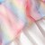 cheap Casual Dresses-Kids Girls&#039; Dress Rainbow Sleeveless Print Active Polyester Sundress Summer 2-6 Years Rainbow