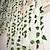 olcso Műnövények-12db 220cm/87&quot; műnövények szőlő fali dekoráció esküvői party dekoratív műlevelek zöldek mesterséges akasztós növények esküvői fali dekorációhoz, party szoba dekoráció