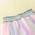 cheap Girls&#039; Skirts &amp; Shorts-Kids Girls&#039; Skirt Rainbow Blue &amp; White Rainbow Mesh Cute 3-6 Years