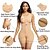 cheap Bodysuits-Corset Women&#039;s Bodysuits Shapewears Office Christmas Halloween Wedding Party Plus Size Black Khaki Sport Seamless Casual Daily Zipper Hook &amp; Eye Classic Tummy Control Push Up Pure Color Summer Spring