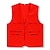 cheap Men&#039;s Vest-Men&#039;s Hiking Fishing Vest Work Vest Outdoor Casual Lightweight with Multi Pockets Autumn / Fall Spring Travel Cargo Safari Photo Wear Resistance Breathable Waistcoat Jacket Coat Top