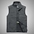 cheap Hiking Shirts-Men&#039;s Sleeveless Fishing Vest Military Tactical Vest Hiking Vest Vest / Gilet Jacket Top Outdoor Summer Breathable Quick Dry Lightweight Multi Pockets Chinlon Back Venting Design Dark Grey Black Army