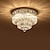 ieftine Candelabre-45cm candelabru de cristal diy modernitate glob de lux k9 cristal pandantiv iluminat hotel dormitor sufragerie magazin restaurant led lampă pandantiv interior candelabre de iluminat