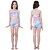 abordables Maillot de bain sirène-Enfants Fille Trois pièces Maillots de bain sirène Maillot de Bain Bikini Plage Natation Imprime Actif Le style mignon Maillots de bain 4-12 ans Eté Rose pourpre Pois
