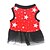 cheap Dog Clothes-Cat Dog Dress Puppy Clothes Stars Casual / Daily Dog Clothes Puppy Clothes Dog Outfits Black Red Costume for Girl and Boy Dog Terylene XS S M L