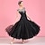 cheap Ballroom Dancewear-Ballroom Dance Dress Embroidery Crystals / Rhinestones Women&#039;s Performance Training Sleeveless Natural Elastane Tulle