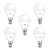 baratos Lâmpadas LED Redondas-10 peças 5 peças 6w lâmpada globo led 600lm e14 g45 20 contas de led smd 2835 60w halogênio equivalente branco quente e frio 110-240v