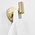 olcso Fürdőszobai kiegészítőkészlet-fürdőszobai kiegészítő szett tartalmaz törölközőtartó ruha akasztót és törölközőgyűrűt új design modern rozsdamentes anyag falra szerelhető arany 3db