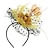 Χαμηλού Κόστους Fascinators-fascinators kentucky ντέρμπι καπέλο πάρτι ειδικής περίστασης / βραδινό γυναικείο κύπελλο μελβούρνης κοκτέιλ στυλ λουλουδιών κομψό με πουά κάλυμμα κεφαλής