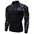 abordables camisetas y tanques activos para hombres-Hombre Camisa de camuflaje Camisa de combate camuflaje Manga Larga Al aire libre Otoño Primavera Secado rápido Transpirable Suave Reductor del Sudor Poliéster Caza Entrenamiento Botas de combate