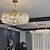 levne Lustry-60 cm křišťálový lustr s přívěskem LED svítilna desgin lustr kovový galvanicky pokovený LED 110-120V 220-240V