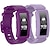 voordelige Fitbit-horlogebanden-2 pakken Horlogeband voor Fitbit Ace 2 Siliconen Vervanging Band met zaak Zacht Ademend Sportband Polsbandje