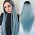 cheap Synthetic Trendy Wigs-Gray Wigs for Women Synthetic Wig Natural Straight Middle Part Wig Long Synthetic Hair Women‘s Cosplay Middle Part Party Black White 26 Inch Christmas Party Wigs