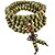tanie Bransoletki z koralików-mężczyźni, kobiety 8mm bransoletka z drewna link nadgarstek naszyjnik łańcuch tybetański buddyjski zielony koralik z drzewa sandałowego modlitwa budda mala chiński węzeł elastyczny