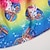 cheap Party Dresses-Kids Girls&#039; Unicorn Rainbow Dress Floral Patchwork Party Casual Holiday Pleated Print Rainbow Knee-length Sleeveless Dresses Children&#039;s Day Summer Regular Fit 2-12 Years