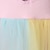 cheap Casual Dresses-Kids Girls&#039; Dress Rainbow Patchwork Sleeveless Daily Sequins Cute Basic Tulle Tulle Dress Summer Spring 3-12 Years Pink