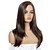 Недорогие старший парик-коричневые парики для женщин синтетический парик прямые прямые многослойные стрижки полный парик шнурка длинные темно-коричневые синтетические волосы водопад коричневый