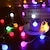 cheap LED String Lights-3M 20LED Small Round Ball String Lights Flashing Garland Battery Powered LED Fairy Lights for Christmas Wedding Holiday Party Outdoor Garden Decoration Lamp without Battery