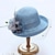 זול כובע מסיבות-כובעים ביגוד לראש כובעי קש טול קש כובע דלי כובע קש כובע שמש קזו&#039;אל חגים גביע מלבורן קוקטייל רויאל אסטקוט סגנון וינטאג&#039; אלגנטית עם נוצות אפליקציות כיסוי ראש כיסוי ראש