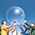 cheap Outdoor Fun &amp; Sports-1/2/3 pcs Toy Bubble Ball with pump 27/47 inch Holiday Bouncy Ball Elastic Super Large Beach Balloon Inflatable Funny Toy Ball for Garden Outdoor Indoor Play