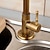 cheap Kitchen Faucets-Kitchen faucet - Single Handle One Hole Antique Brass Standard Spout Centerset Antique Kitchen Taps
