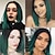 voordelige Synthetische trendy pruiken-synthetische pruik natuurlijke rechte korte bob middelste deel nette knal pruik korte a1 a2 a3 a4 a5 synthetisch haar vrouwen cosplay party mode groen