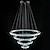 ieftine Candelabre-inel modern led candelabre din cristal forma bricolaj interior lampa cu pandantiv lampa suspendata candelabru lumini iluminat suspensii cristal lămpi