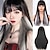 cheap Synthetic Trendy Wigs-Gray Wigs for Women Synthetic Wig Natural Straight Middle Part Wig Long Synthetic Hair Women‘s Cosplay Middle Part Party Black White 26 Inch Christmas Party Wigs
