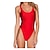 cheap Wetsuits &amp; Diving Suits-Women&#039;s Back Cross One Piece Swimsuit Solid Color Swimwear Swimwear Red Quick Dry High Elasticity Swimming Surfing Beach Spring Summer / Leotard / Onesie / Bikini / Peplum Swimsuit