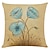 cheap Floral &amp; Plants Style-Ginkgo Decorative Toss Pillows Cover 4PCS Soft Square Cushion Case Pillowcase for Bedroom Livingroom Sofa Couch Chair Open Branches and Loose Leaves