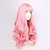 billige Kostumeparykker-syntetisk paryk deep wave pæn bang paryk pink mellemlængde mintgrøn sort pink syntetisk hår kvinders cosplay festmode pink sort