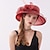 Χαμηλού Κόστους Καπέλα για Πάρτι-Καπέλα / Τύπου bucket Καπέλο ηλίου Πάρτι / Βράδυ Κεντάκι Ντέρμπι Ιπποδρομία Κύπελλο Μελβούρνης Με Λουλούδι Ακουστικό Καπέλα