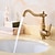 abordables Classiques-Robinet de lavabo de salle de bain en laiton antique, robinets de bain traditionnels à un trou avec eau chaude et froide et valve en céramique