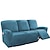 billige Møbelbetræk-sektions hvilestol sofaovertræk 1 sæt med 8 stykker mikrofiberstræk højelastisk højkvalitets fløjlsofadæksel sofaovertræk til 3 sæder