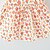 billige Uformelle kjoler-Baby Litt Jente Kjole Blomsternål i krystall Trykt mønster Blå Oransje Knelang Ermeløs Normal Kjoler Sommer Løstsittende 2-6 år