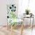 abordables Couverture de chaise de salle à manger-Housse de chaise de salle à manger housse de siège de chaise extensible doux motif de fleurs florales durable lavable protecteur de meubles pour la fête de salle à manger