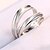 cheap Rings-Couple Ring Geometrical male Female S925 Sterling Silver Love Precious Elegant Fashion Adjustable / Couple&#039;s / Adjustable Ring