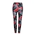 cheap Women&#039;s Pants-Women&#039;s Tights Pants Trousers Leggings Black Mid Waist Fashion Casual Weekend Cut Out Print Stretchy Ankle-Length Comfort Letter S M L XL / Slim
