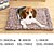 cheap Dog Beds &amp; Blankets-Soft Flannel Thickened Pet Soft Fleece Pad Pet Blanket Bed Mat For Dog Cat Sofa Cushion Bed for Cats Keep Warm Sleeping Cover