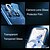 billige iPhone-etuier-telefon Etui Til Apple Heldekkende etui iPhone 13 12 11 Pro Max Mini X XR XS Max 8 7 Plus Dobbeltsidet Klar Kameralinsebeskytter Ensfarget Herdet glass Metall