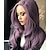 cheap Synthetic Trendy Wigs-Synthetic Wig Body Wave Asymmetrical Wig Pink Long Pink+Red Bright Purple Synthetic Hair 26 inch Women&#039;s Middle Part Party Adorable Pink Purple