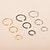 cheap Trendy Jewelry-Nose Ring / Nose Stud / Nose Piercing Personalized Stylish Artistic Women&#039;s Body Jewelry For Holiday Date Classic Stainless Steel + A Grade ABS Clown As Picture 9pcs