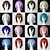 cheap Costume Wigs-Synthetic Short Wigs For Women White Purple Blue Blonde Yellow Black Red  Cosplay Wig Female High Temperature Fiber Halloween Wig