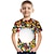 cheap Boy&#039;s 3D T-shirts-Kids Boys Building Blocks T shirt Short Sleeve 3D Print Optical Illusion Rainbow Children Tops Summer Adorable Daily School Outdoor 3-12 Years