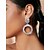 cheap Earrings-1 Pair Drop Earrings Earrings Women&#039;s Gift Vacation Birthday Circle Alloy / Dangle Earrings
