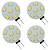 levne LED bi-pin světla-4ks 2 W LED Bi-pin světla 200 lm G4 6 LED korálky SMD 5730 Teplá bílá Přirozená bílá Bílá 9-30 V